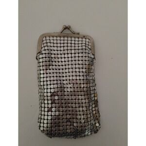 Vintage Cigarette Silver Mesh Case - Clasp Closure - Unbranded - Preowned